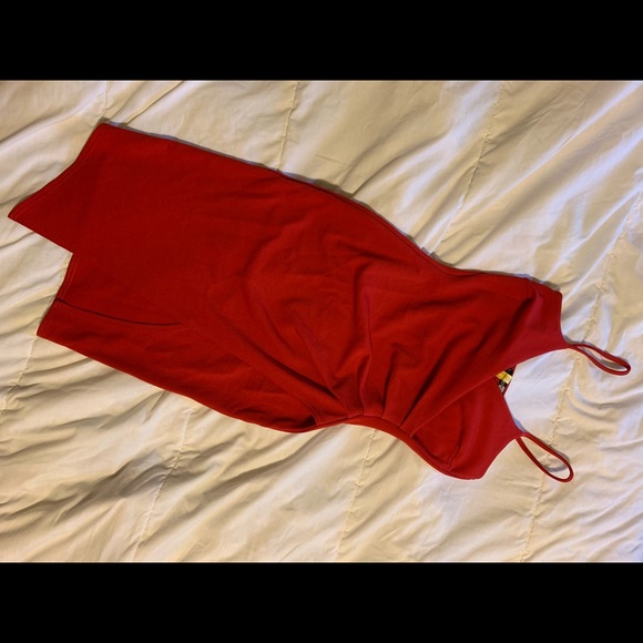 Inna Strappy Wrap Pleated Bodycon Midi Dress - Picture 3 of 6